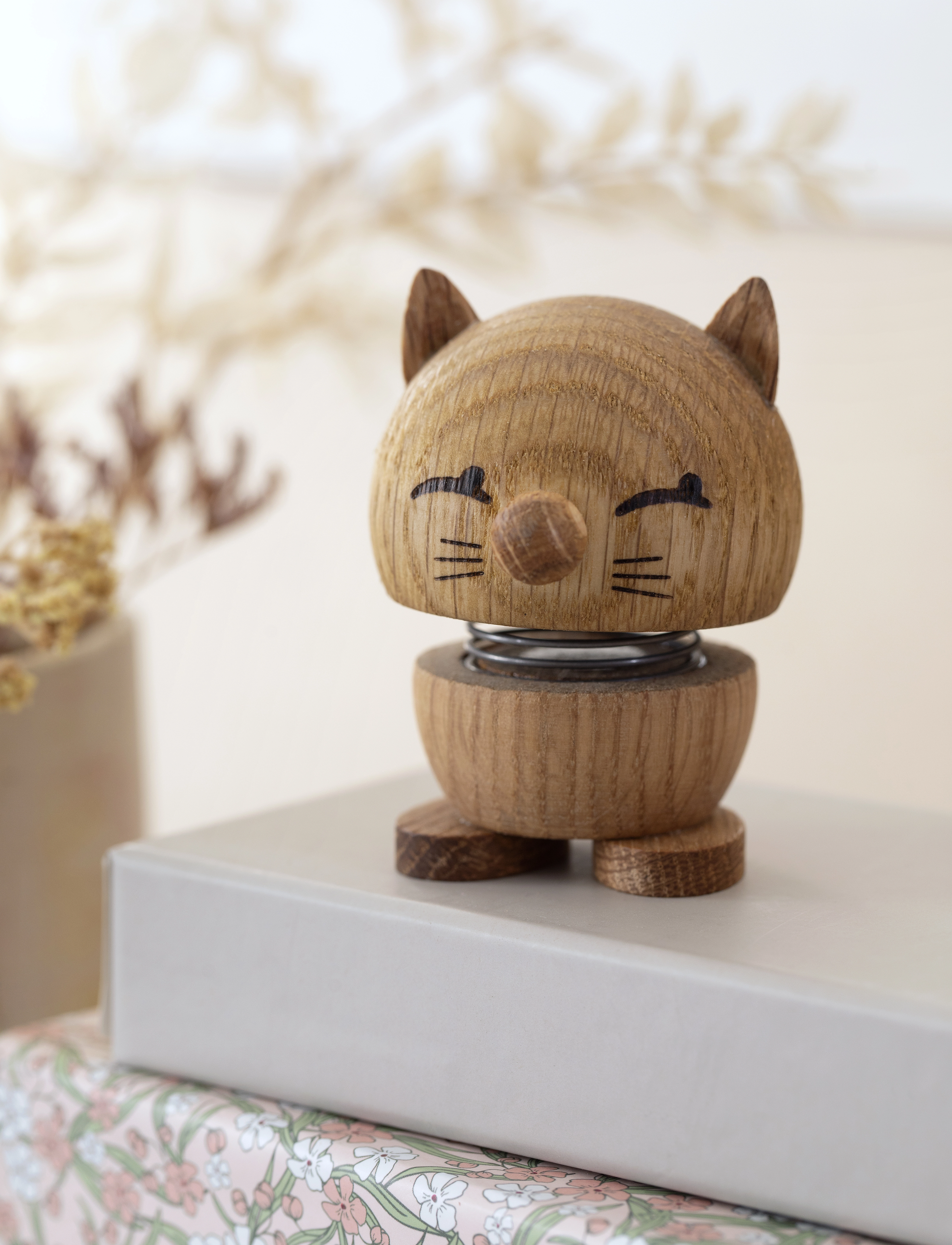 Hoptimist - Hoptimist Cat - holzfiguren - oak - 4