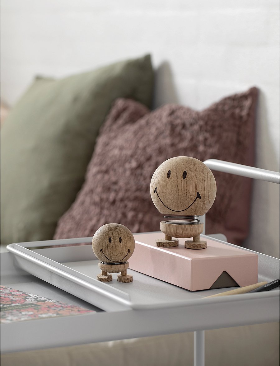 Hoptimist - Hoptimist Smiley - puust kujukesed - raw oak - 3