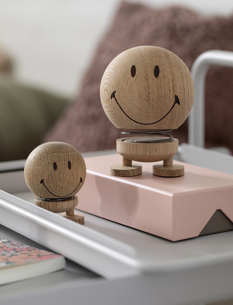 Hoptimist - Hoptimist Smiley - puust kujukesed - raw oak - 4