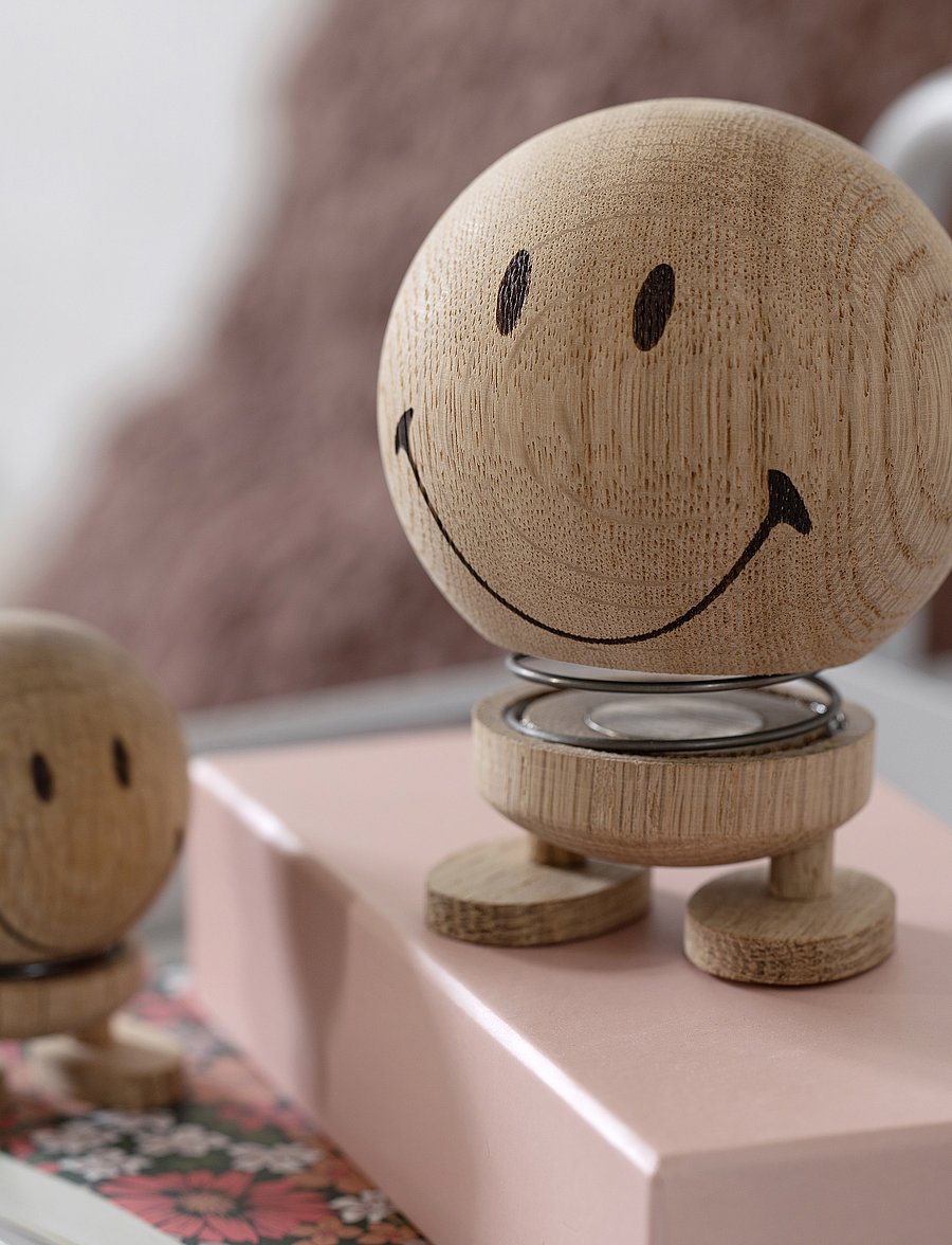 Hoptimist - Hoptimist Smiley - puust kujukesed - raw oak - 5
