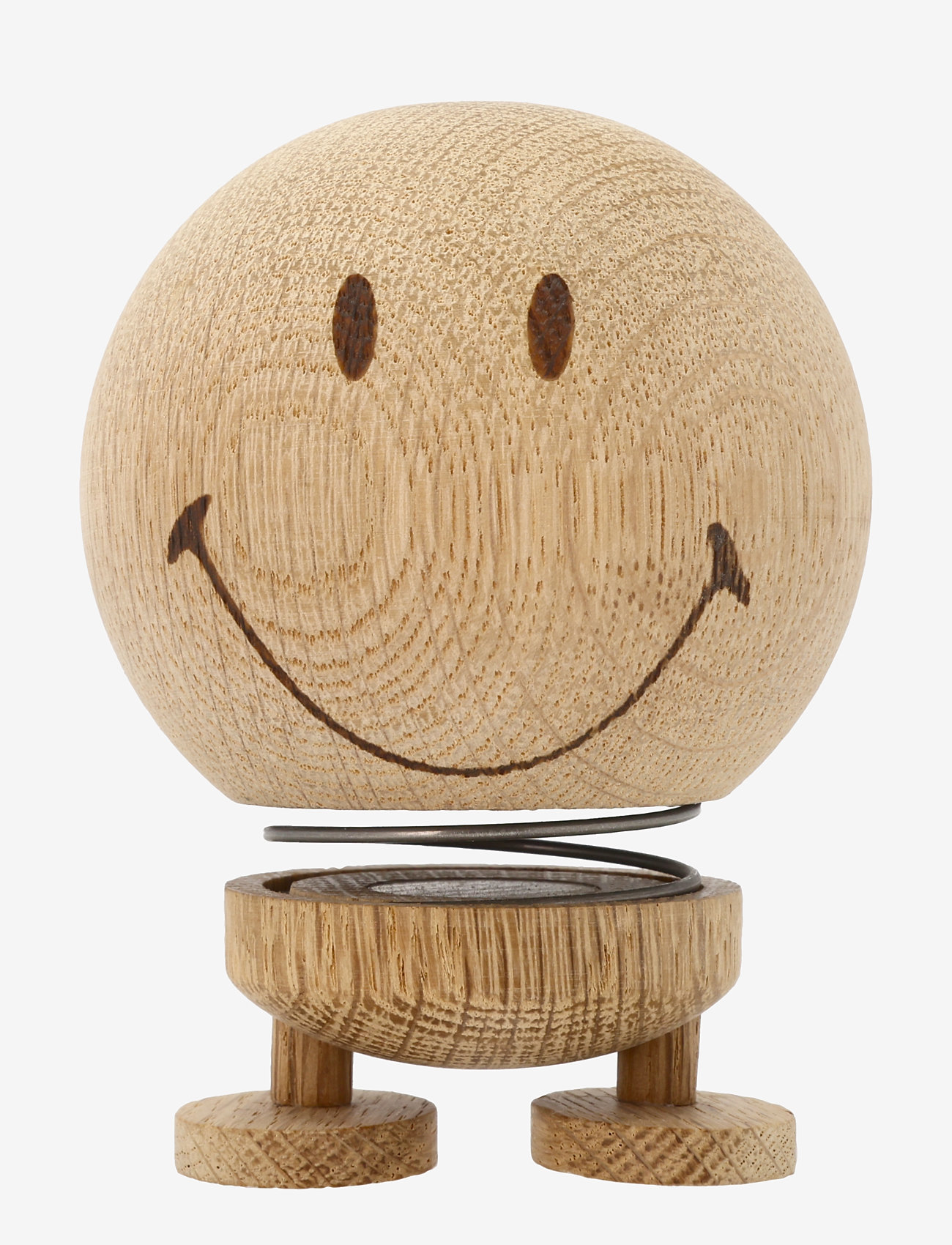 Hoptimist - Hoptimist Smiley - figuren & skulpturen - raw oak - 1