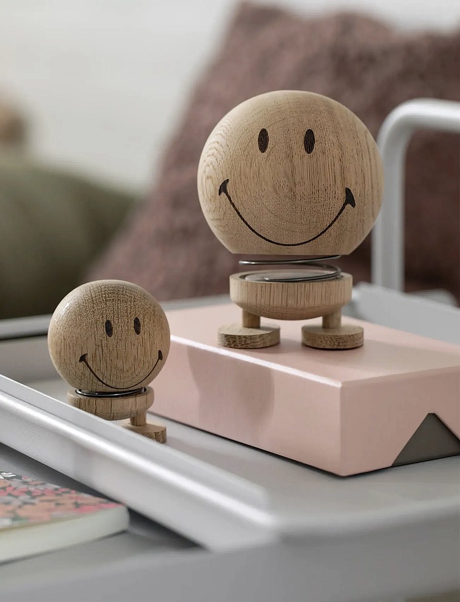 Hoptimist - Hoptimist Smiley - holzfiguren - raw oak - 3