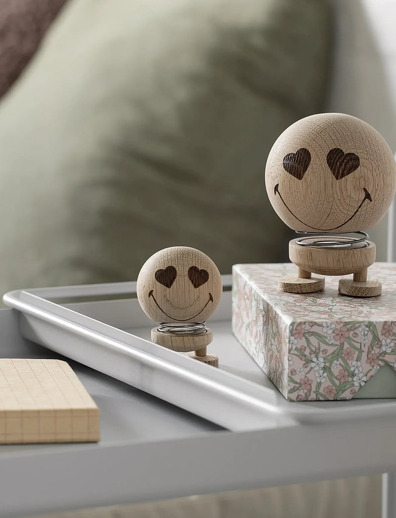 Hoptimist - Hoptimist Smiley Love - figuren & skulpturen - brown - 1