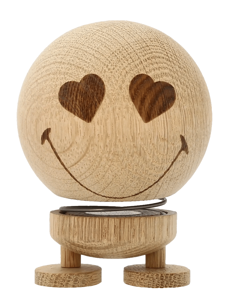 Hoptimist - Hoptimist Smiley Love - figuren & skulpturen - brown - 0
