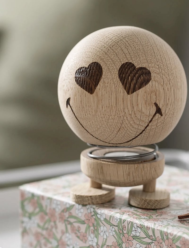 Hoptimist - Hoptimist Smiley Love - figuren & skulpturen - brown - 1