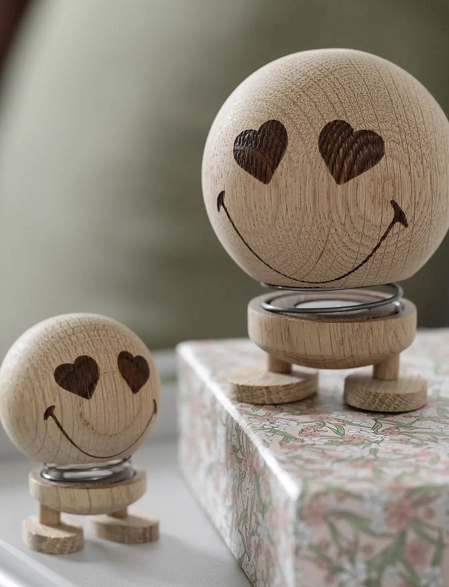 Hoptimist - Hoptimist Smiley Love - figuri ja skulptuurid - brown - 2