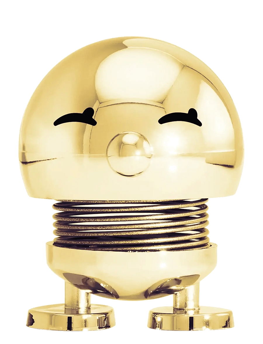 Hoptimist - Hoptimist Bimble S - figuren & skulpturen - gold - 1