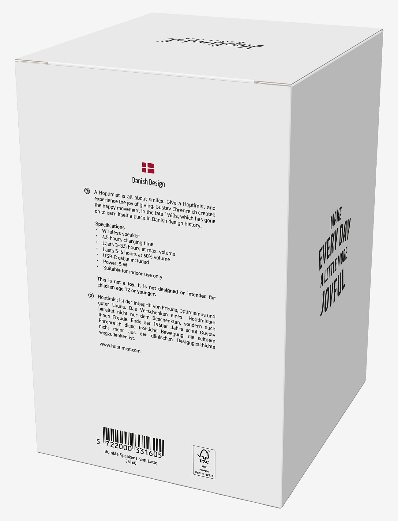 Hoptimist - Hoptimist Speaker - lautsprecher - beige - 3