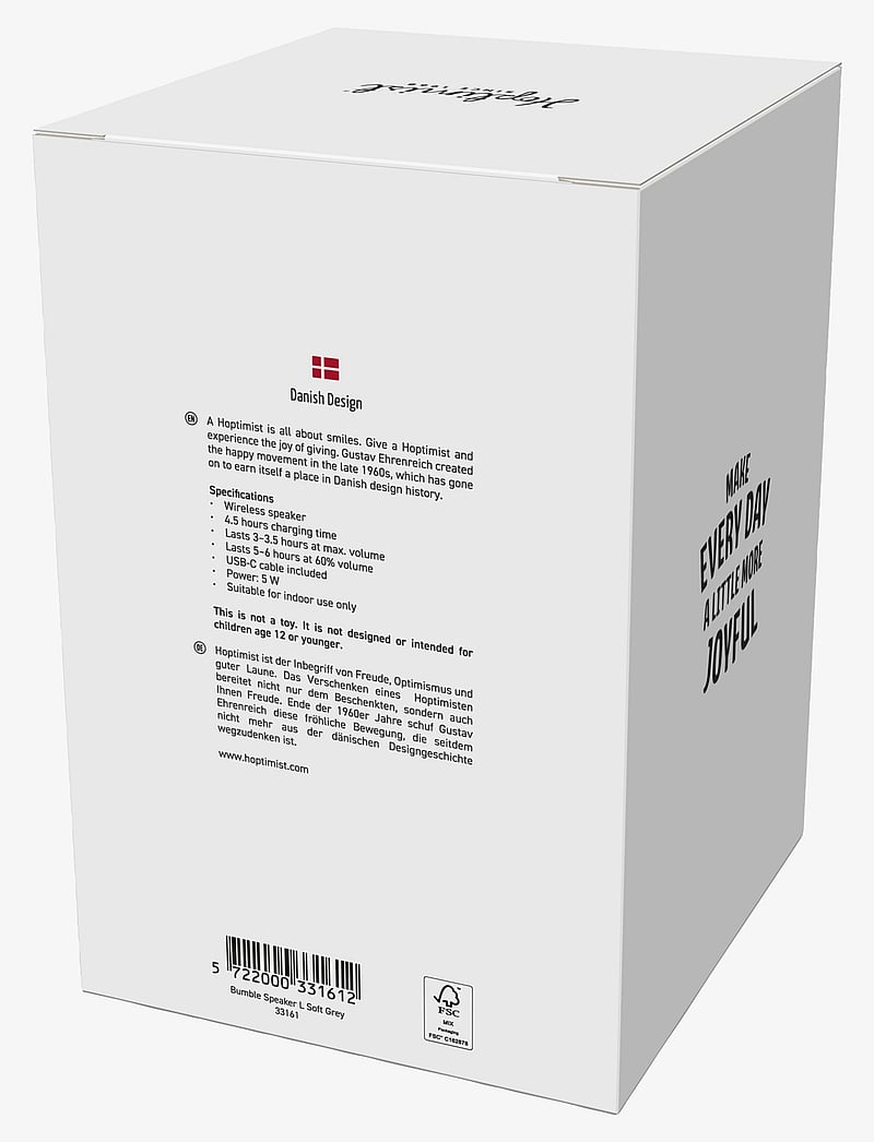 Hoptimist - Hoptimist Speaker - geschenke unter 100€ - grÅ - 2