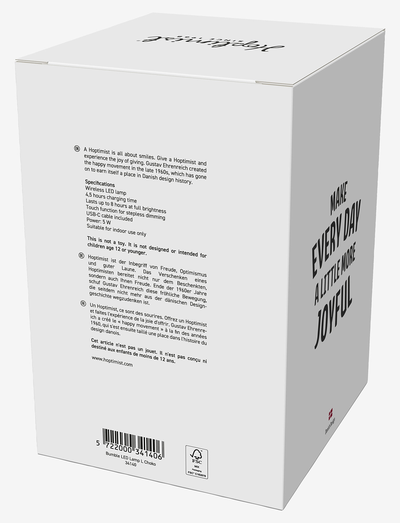 Hoptimist - Hoptimist LED lamp - Įsigykite pagal kainą - brun - 4