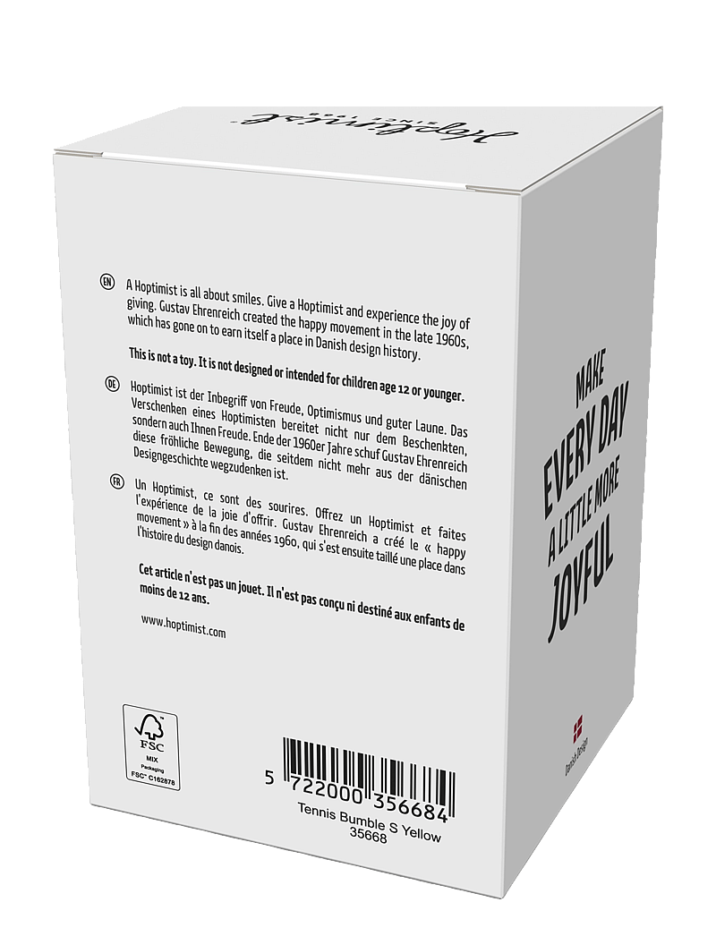 Hoptimist - Hoptimist Tennis Bumble - figuri ja skulptuurid - yellow - 1