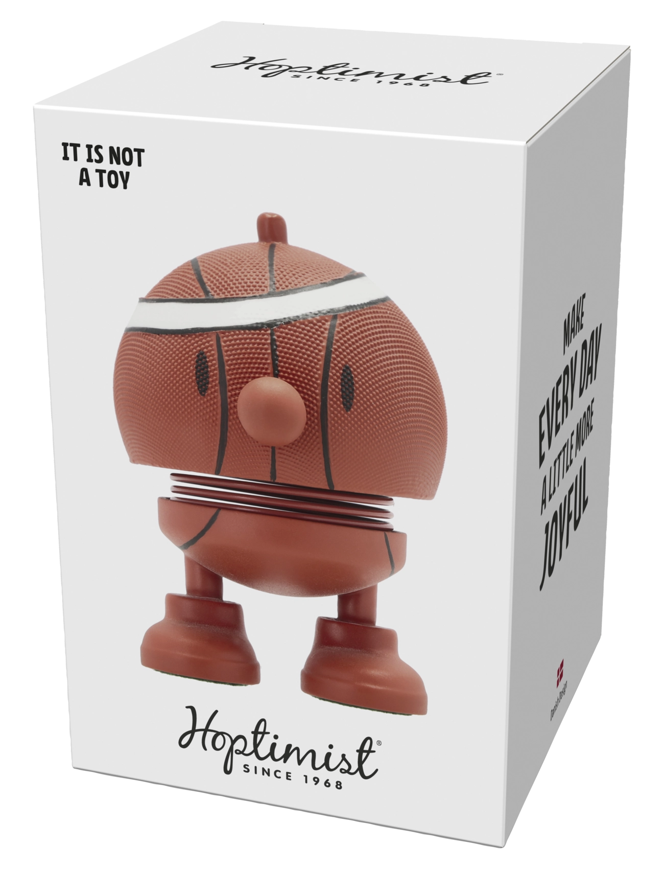 Hoptimist - Hoptimist Basketball Bumble - skulpturer & figurer - orange - 2