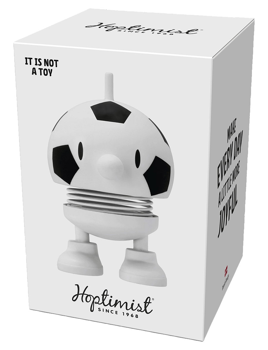 Hoptimist - Hoptimist Football Bumble - figuri ja skulptuurid - white - 2