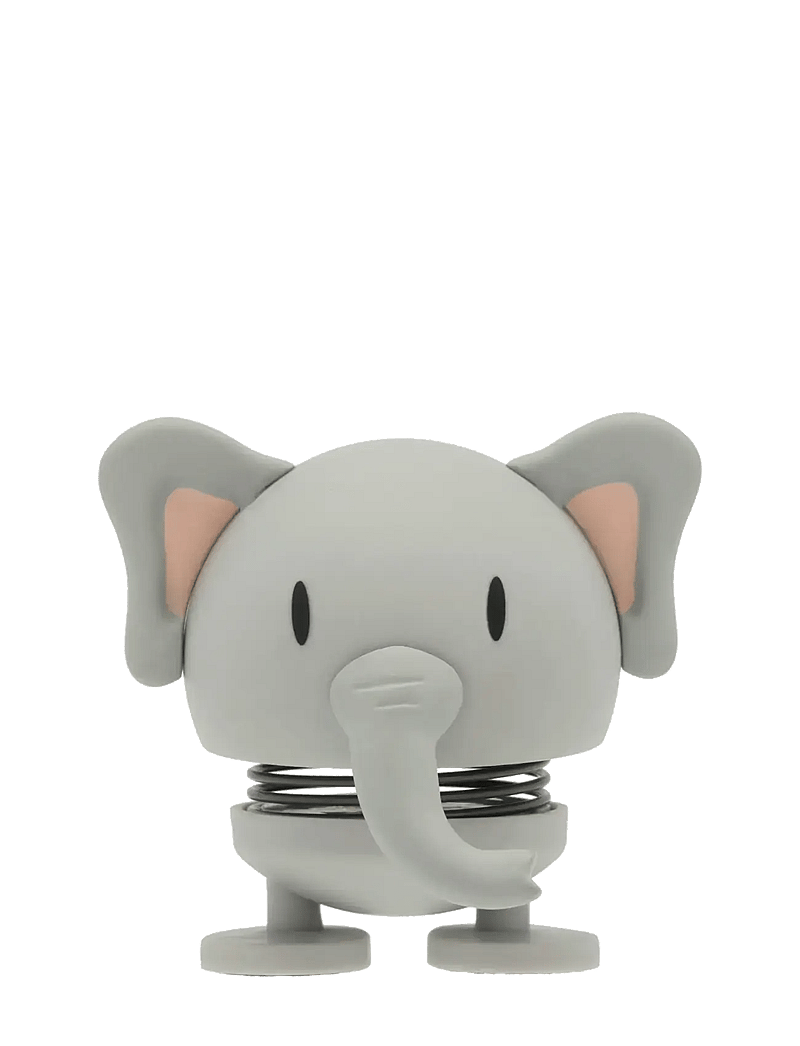 Hoptimist - Hoptimist Soft Elephant S Grey - figuren & skulpturen - grÅ - 0