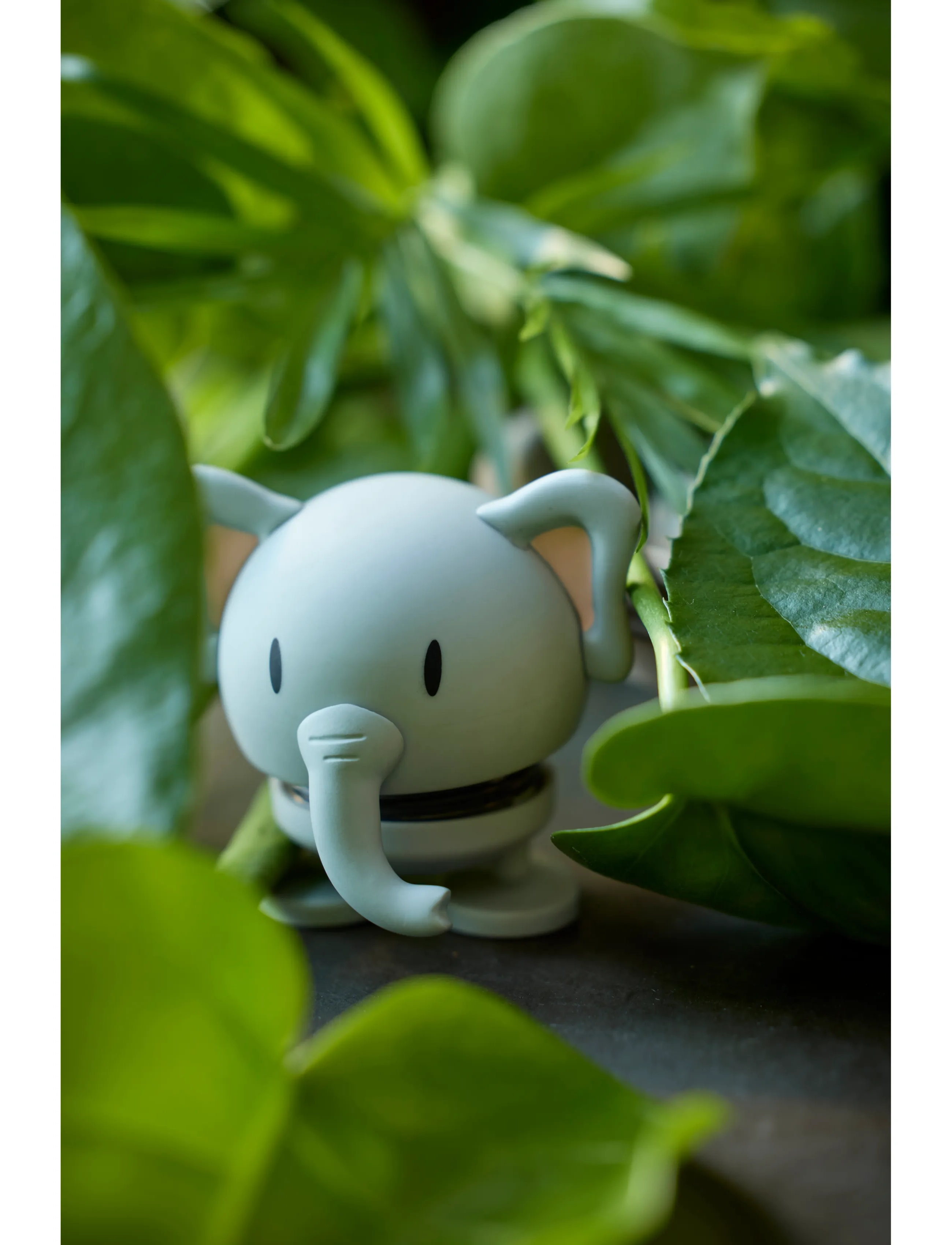 Hoptimist - Hoptimist Soft Elephant S Grey - figures & sculptures - grÅ - 3