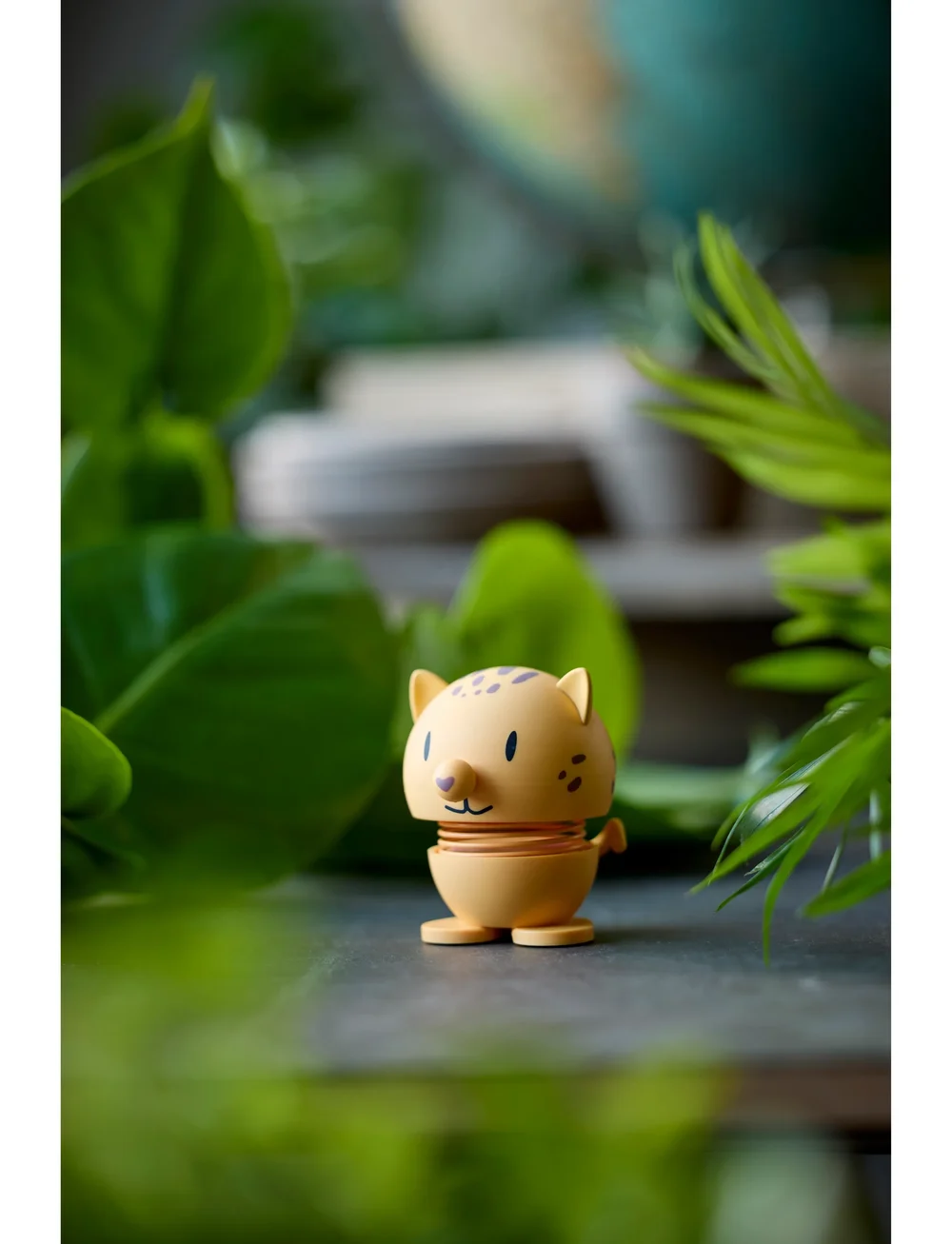 Hoptimist - Hoptimist Soft Leopard S Yellow - hahmot ja veistokset - gul - 1