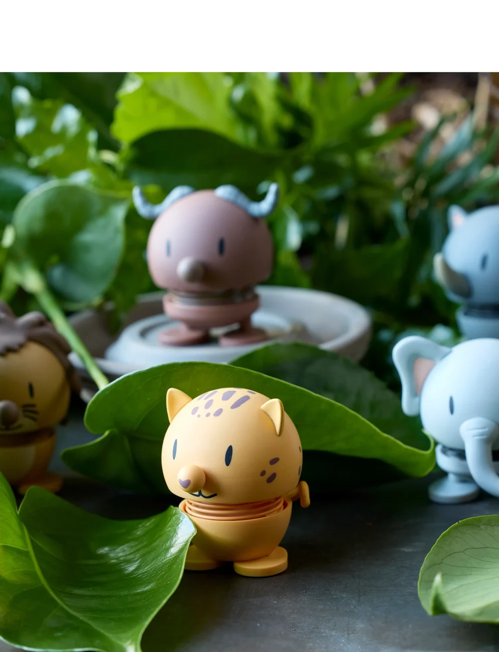 Hoptimist - Hoptimist Soft Leopard S Yellow - hahmot ja veistokset - gul - 2