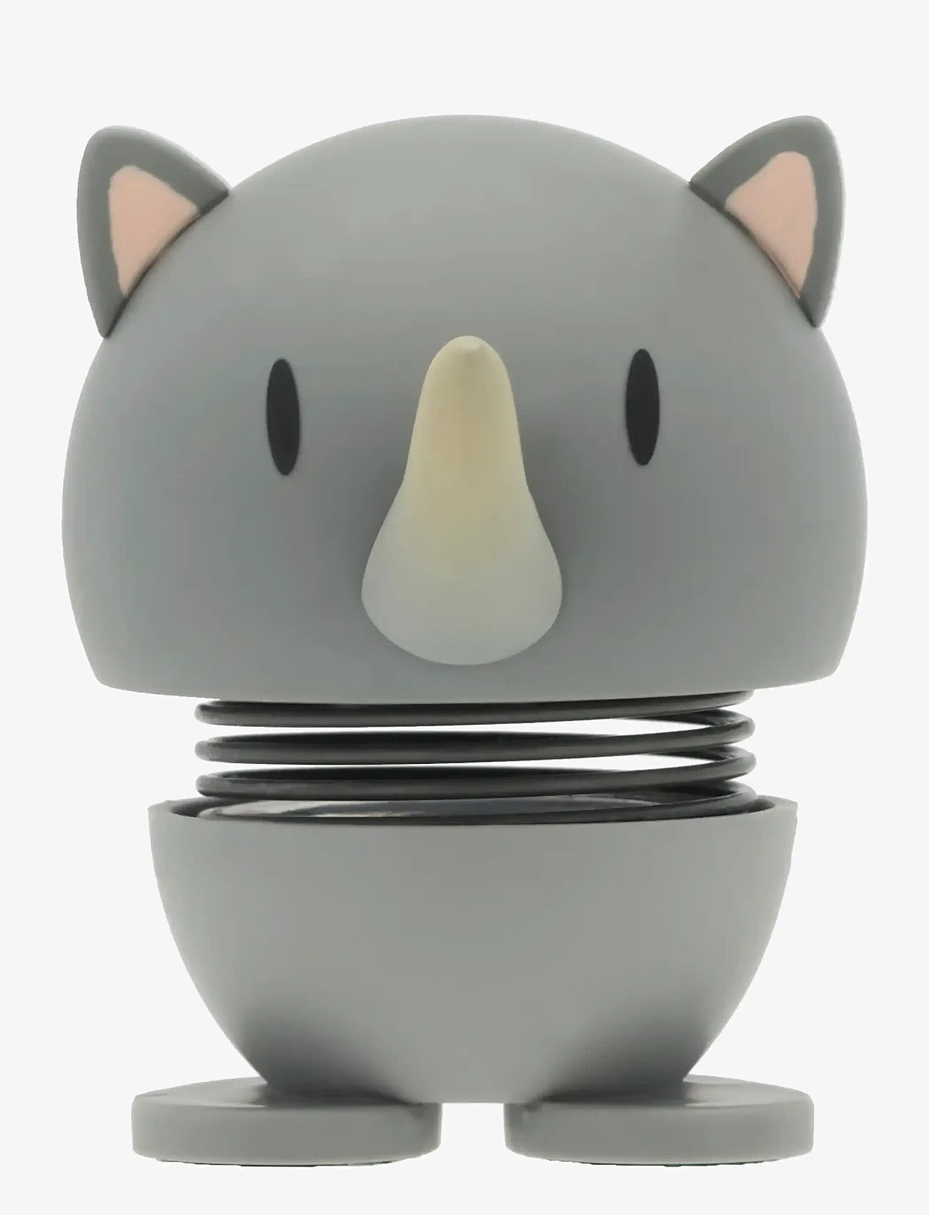 Hoptimist - Hoptimist Soft Rhino S Grey - skulpturer & figurer - grÅ - 1