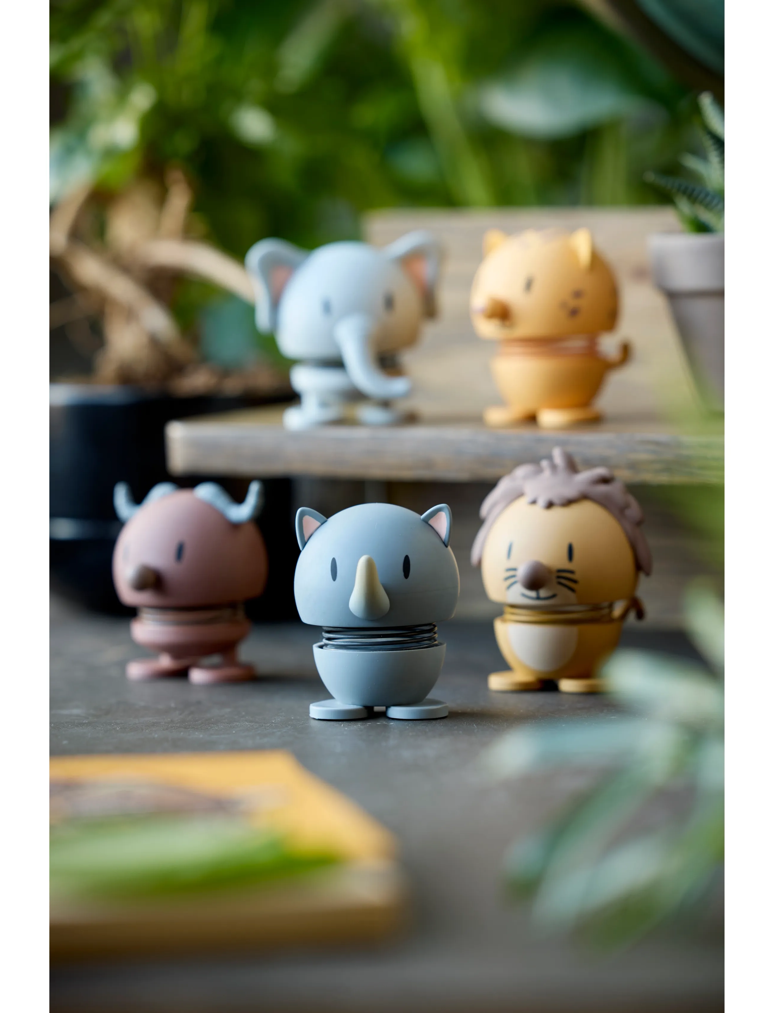 Hoptimist Hoptimist Soft Rhino S Grey, S, Grey, Decorative Accessories-details > Figures & Sculptures, Unisex