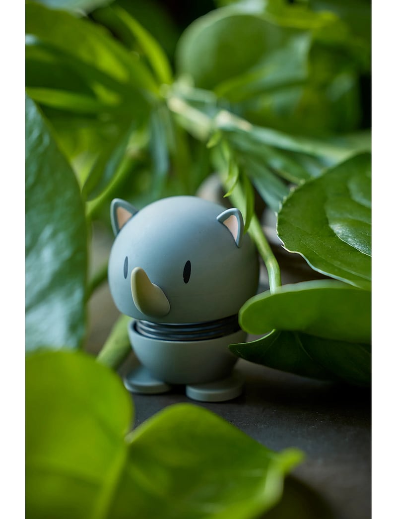 Hoptimist - Hoptimist Soft Rhino S Grey - figuren & skulpturen - grÅ - 5