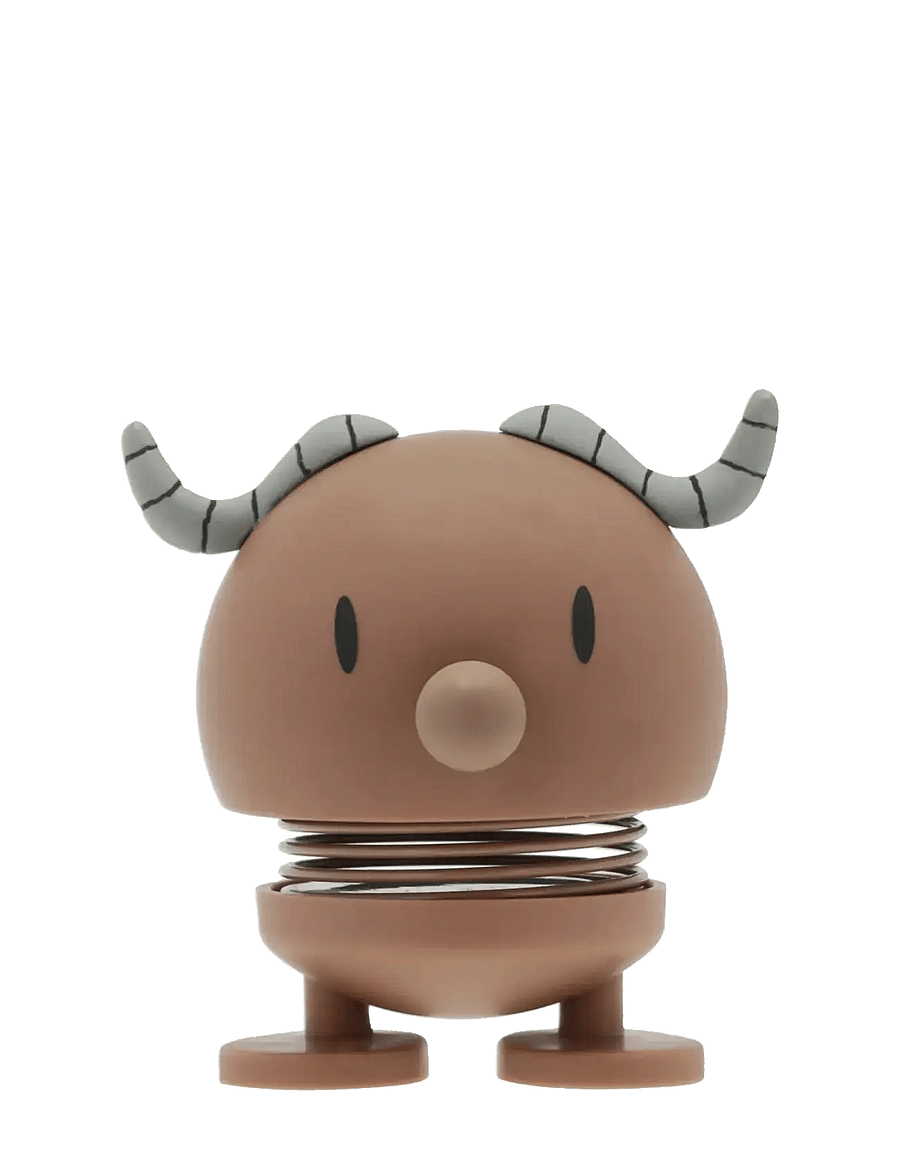 Hoptimist - Hoptimist Soft Buffalo S Brown - figuren & skulpturen - brun - 1