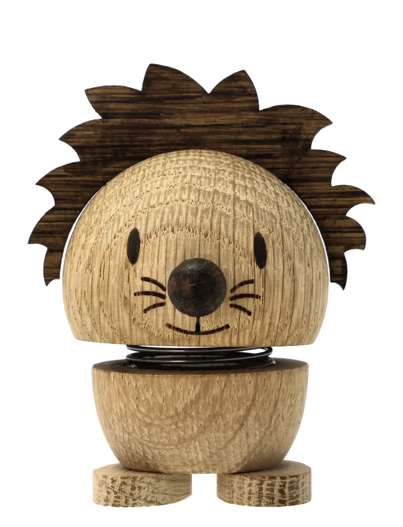 Hoptimist Lion S Oak, Figur og skulptur, Sort, Str: 5.6X6.2X7.8CM x 5.6
