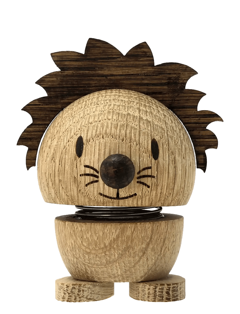 Hoptimist - Hoptimist Lion S Oak - figuren & skulpturen - brun - 1