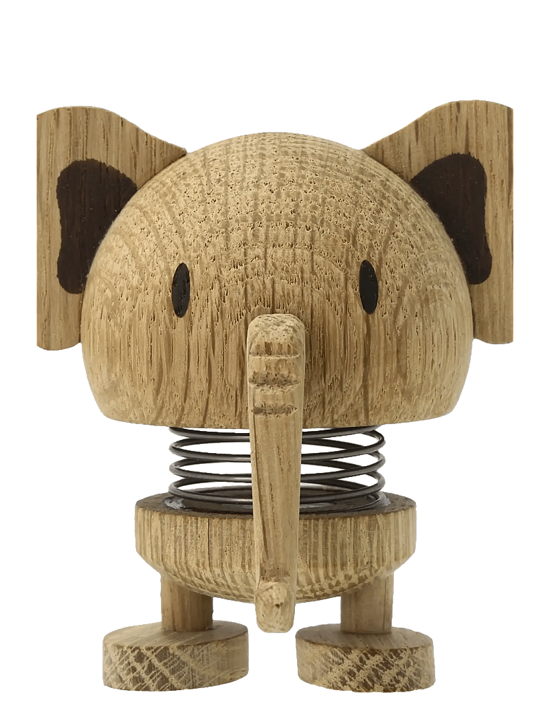 Hoptimist - Hoptimist Elephant S Oak - puidust kujud - brun - 1