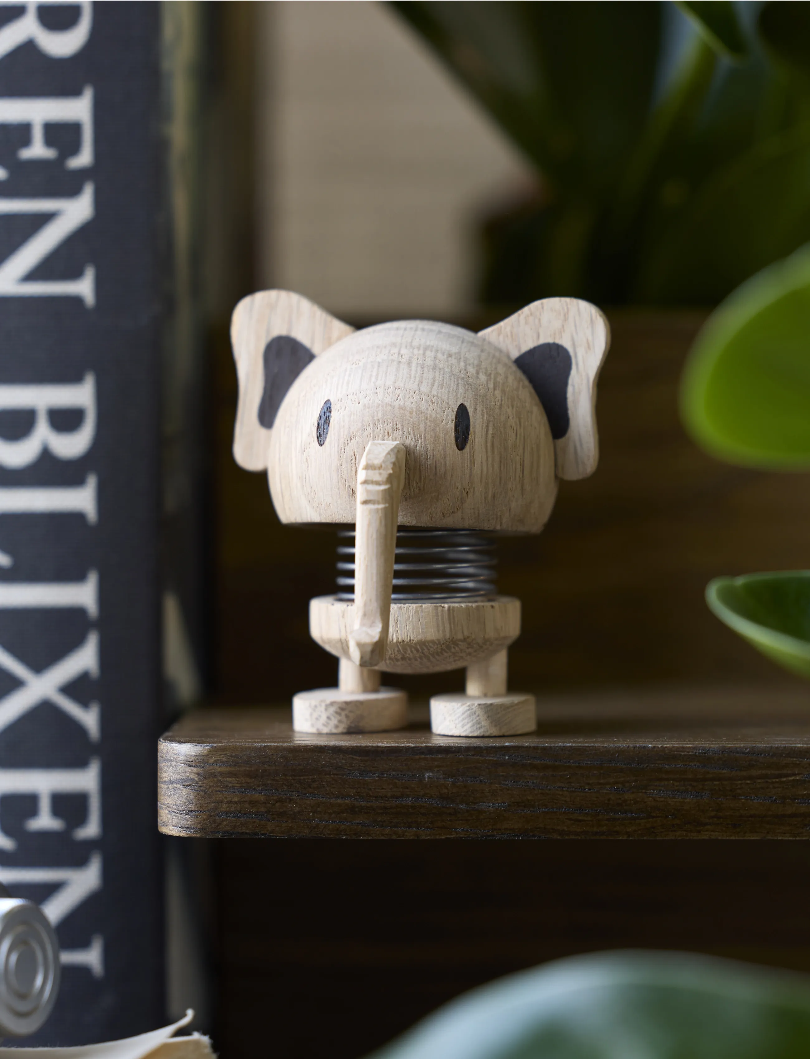 Hoptimist Elephant S Oak, 6X6.5X6.9 cm x 6, Decorative Accessories-details - Figures & Sculptures, Homeware