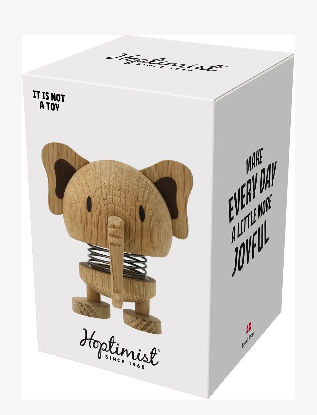 Hoptimist - Hoptimist Elephant S Oak - puidust kujud - brun - 2
