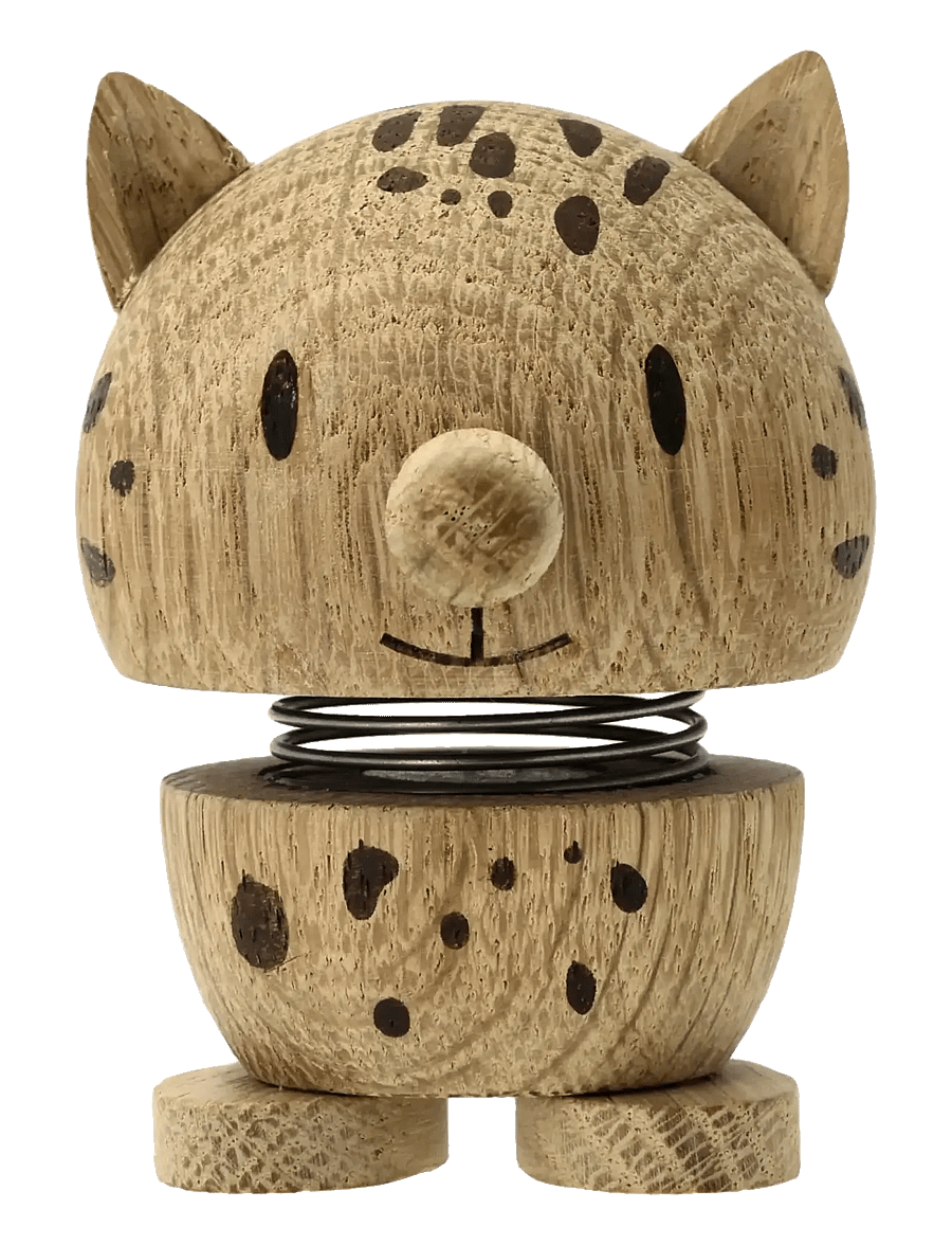 Hoptimist - Hoptimist Leopard S Oak - figuren & skulpturen - brun - 0