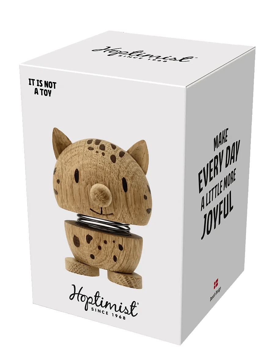 Hoptimist - Hoptimist Leopard S Oak - figuren & skulpturen - brun - 1