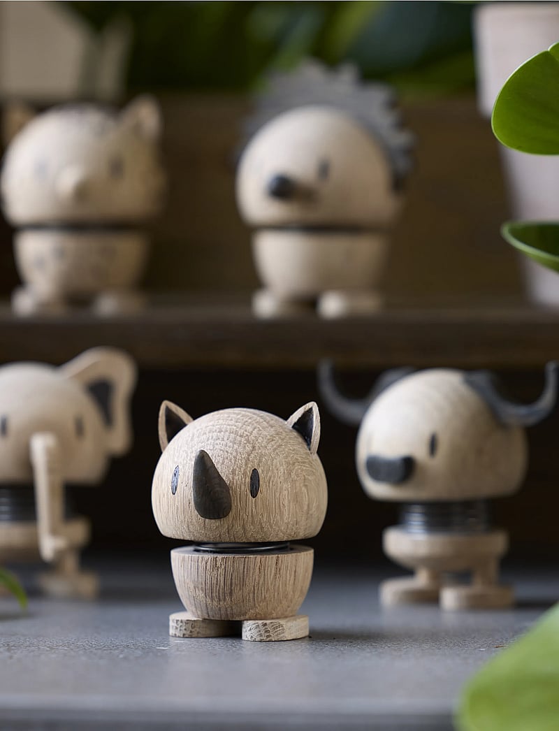 Hoptimist - Hoptimist Rhino S Oak - figuren & skulpturen - brun - 0