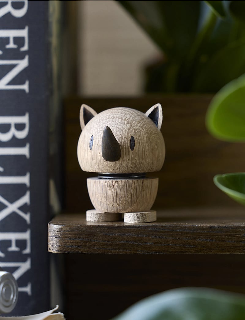 Hoptimist - Hoptimist Rhino S Oak - figuren & skulpturen - brun - 2