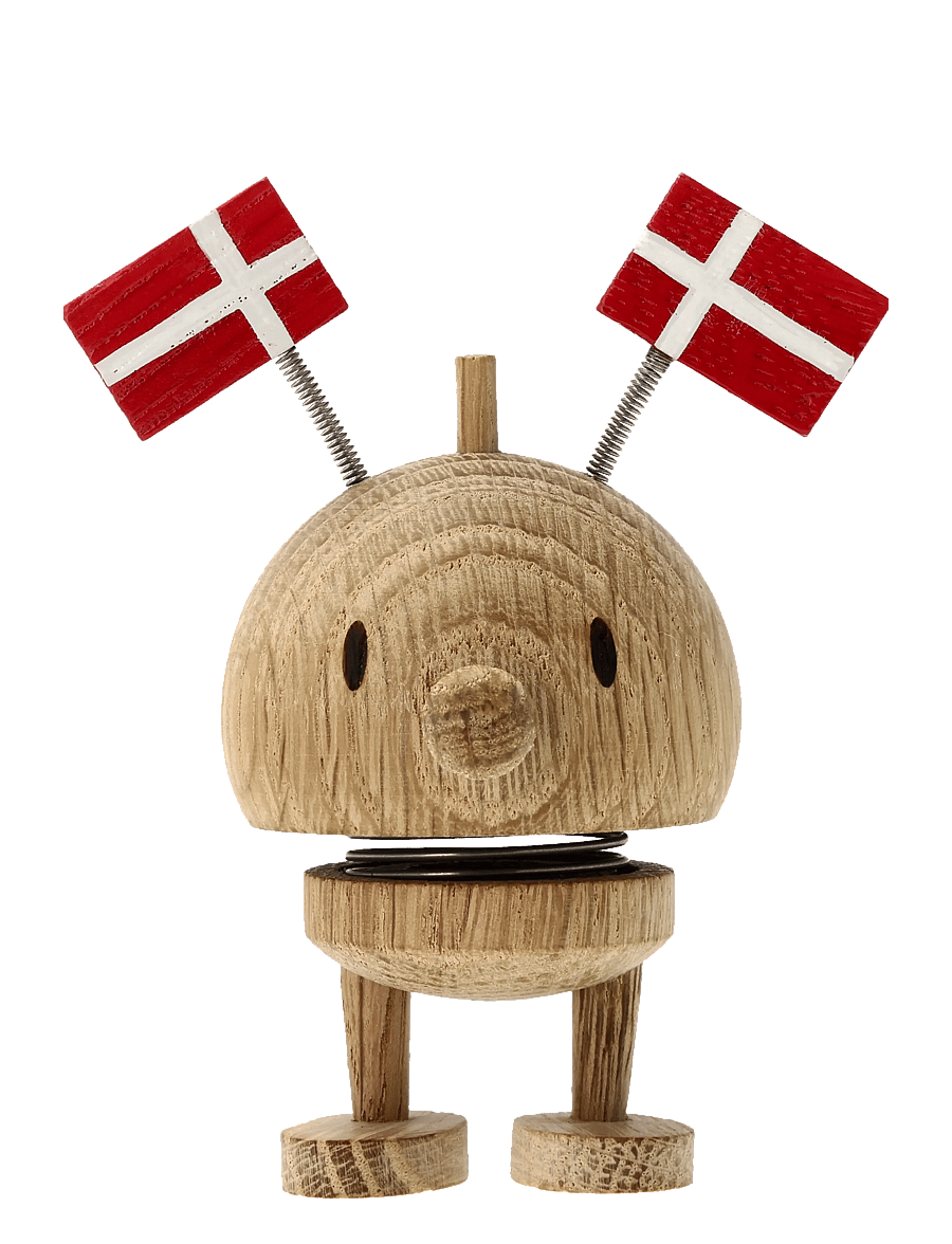 Hoptimist - Hoptimist Celebration Bumble S Raw oak - figuren & skulpturen - brun - 1