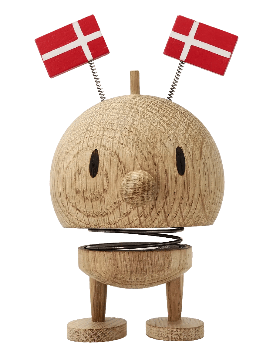 Hoptimist - Hoptimist Celebration Bumble M Raw oak - figuren & skulpturen - brun - 1
