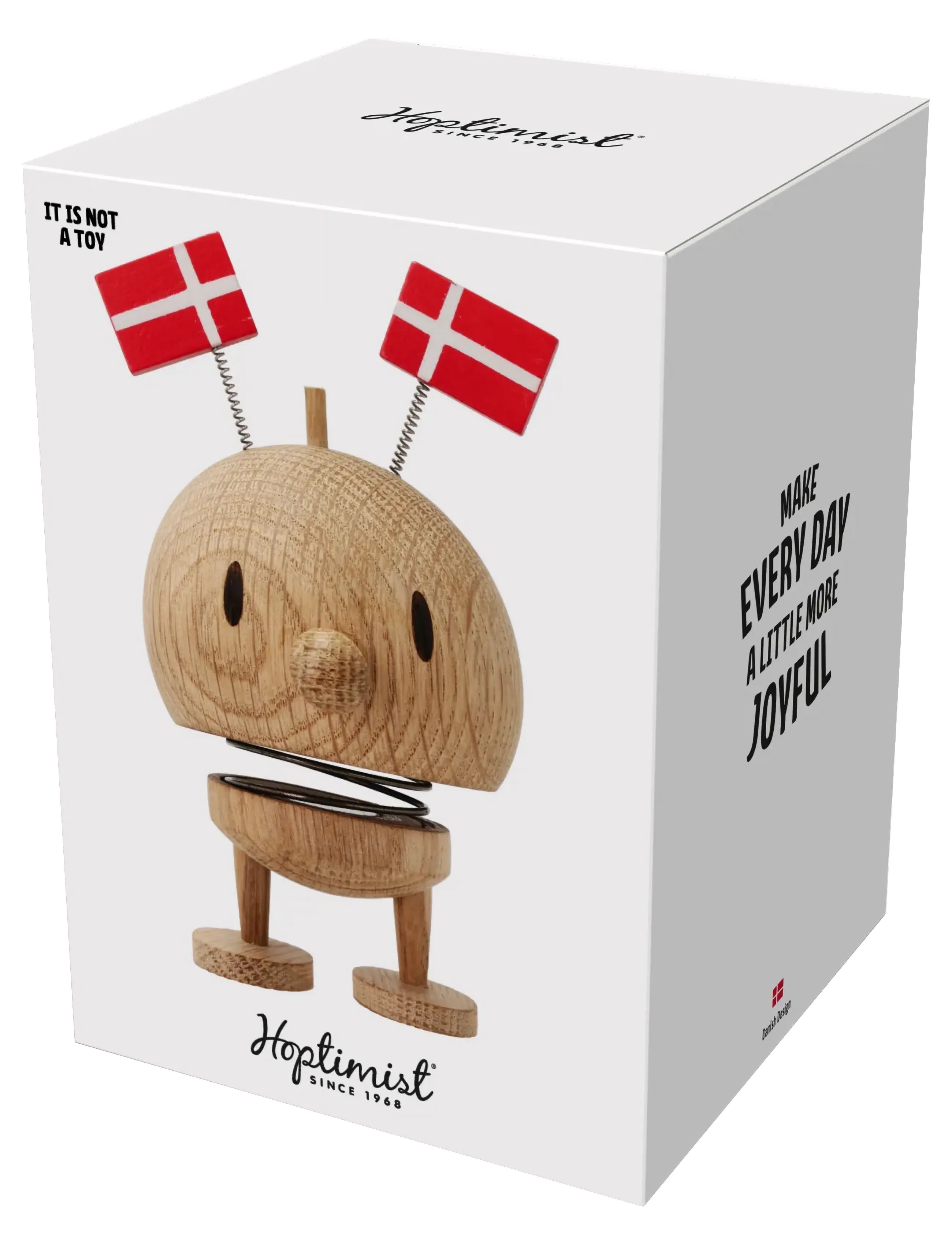 Hoptimist - Hoptimist Celebration Bumble M Raw oak - figuren & skulpturen - brun - 4
