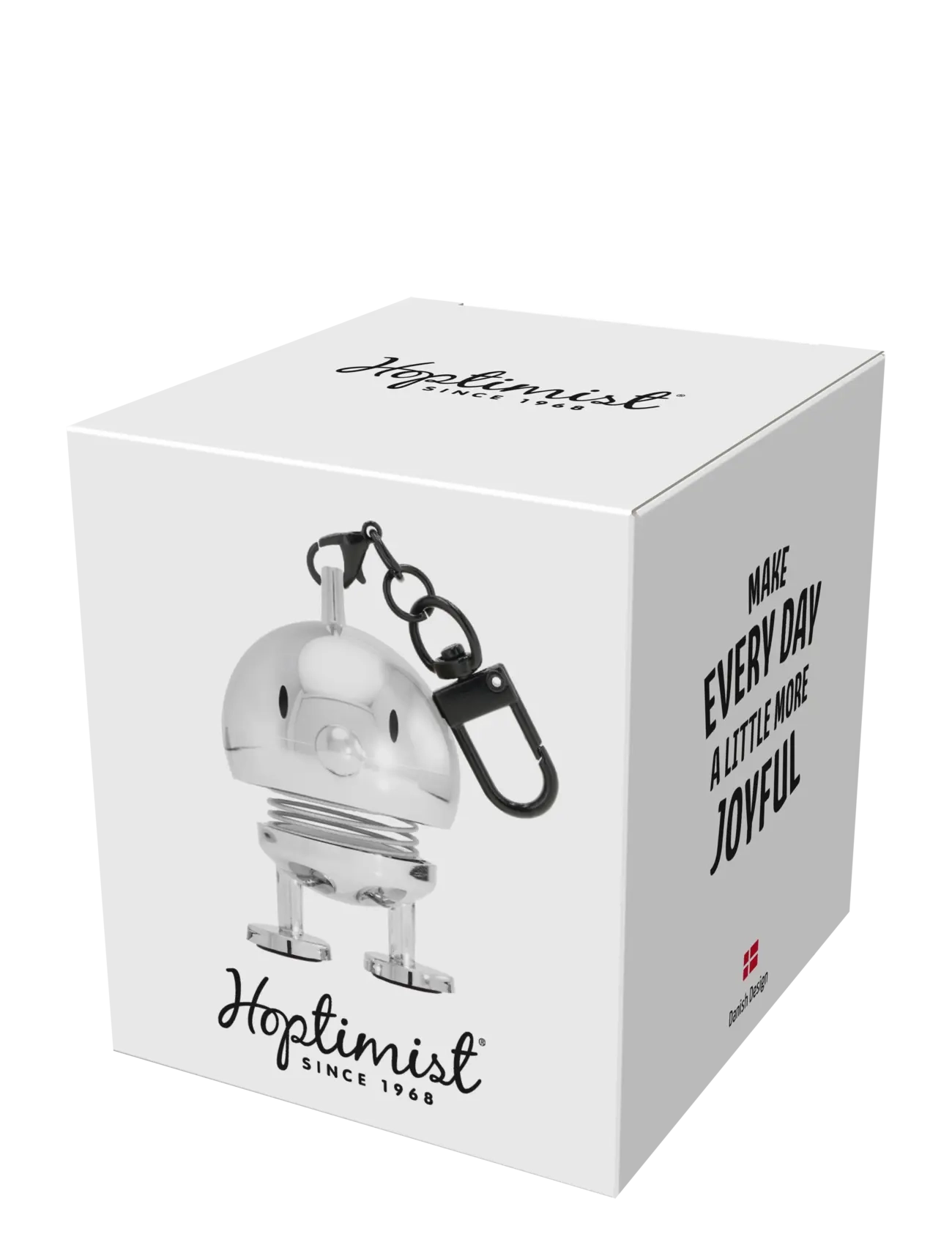 Hoptimist - Hoptimist Bag charm Chrome - skulpturer & figurer - metall - 3