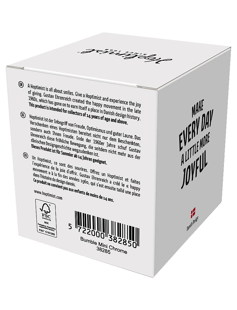 Hoptimist - Hoptimist Bumble XS Chrome - figuren & skulpturen - metall - 2