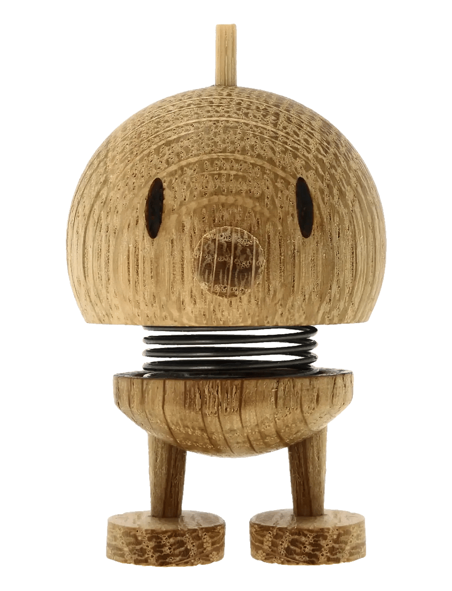 Hoptimist - Hoptimist Bumble XS Oak - figuren & skulpturen - brun - 1