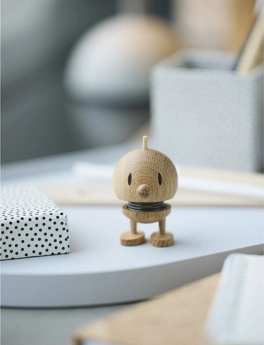 Hoptimist - Hoptimist Bumble XS Oak - figuren & skulpturen - brun - 2