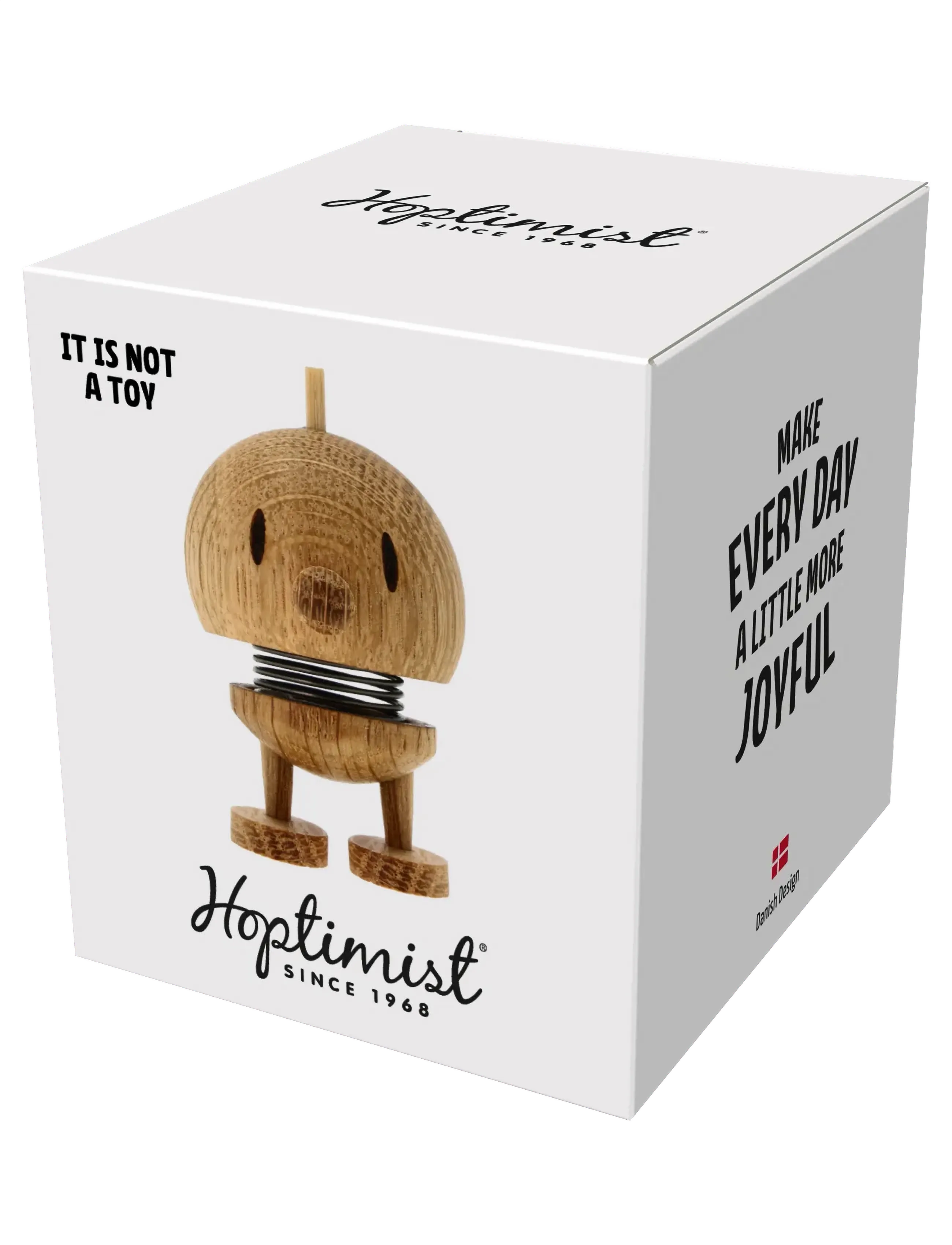 Hoptimist - Hoptimist Bumble XS Oak - figuren & sculpturen - brun - 3