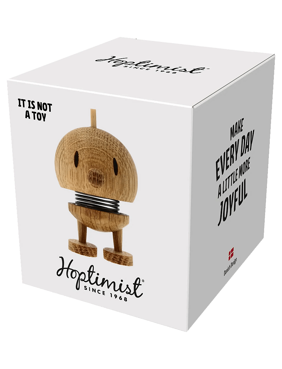 Hoptimist - Hoptimist Bumble XS Oak - figuren & skulpturen - brun - 3