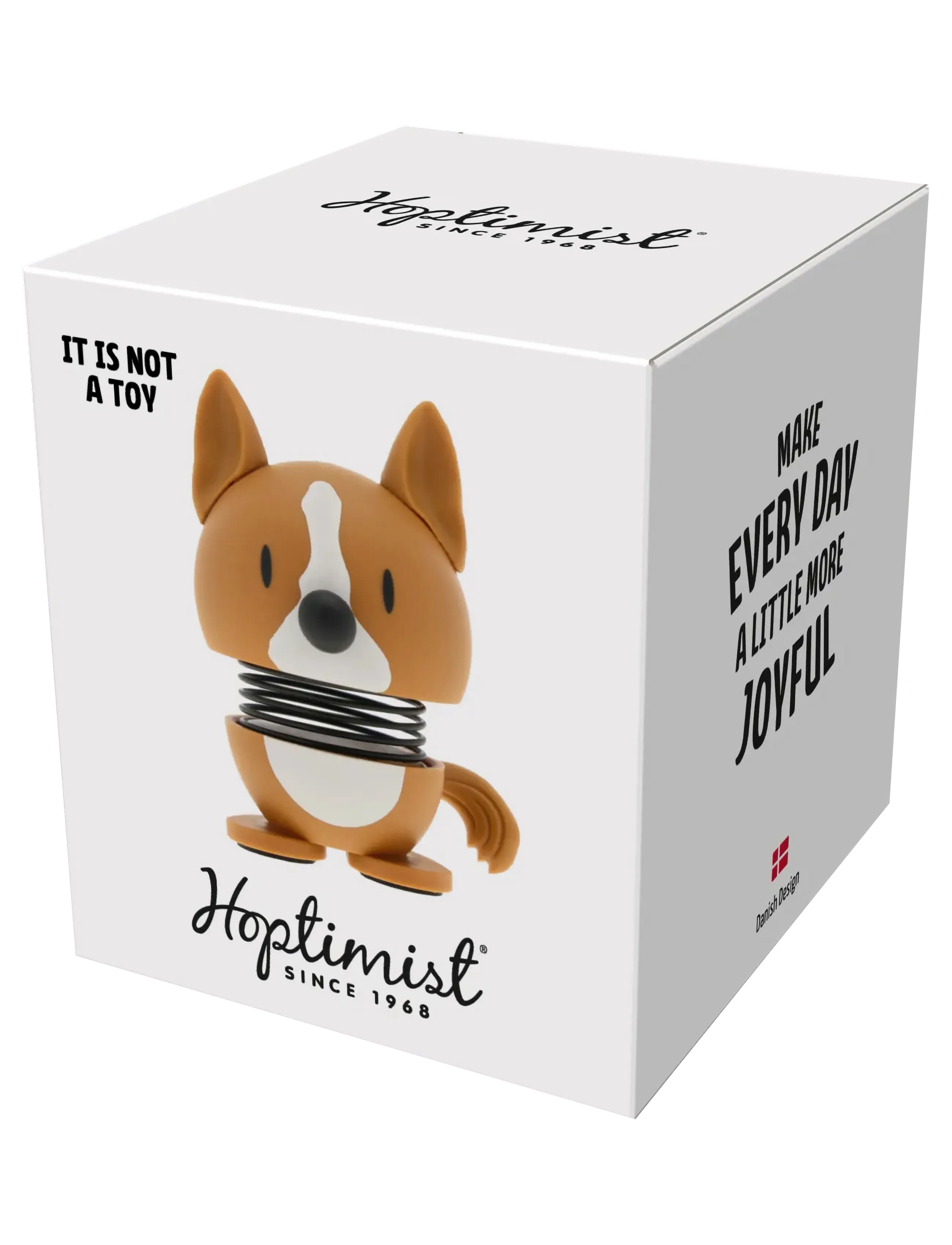 Hoptimist - Hoptimist Corgi XS Brown - figuren & sculpturen - brun - 5