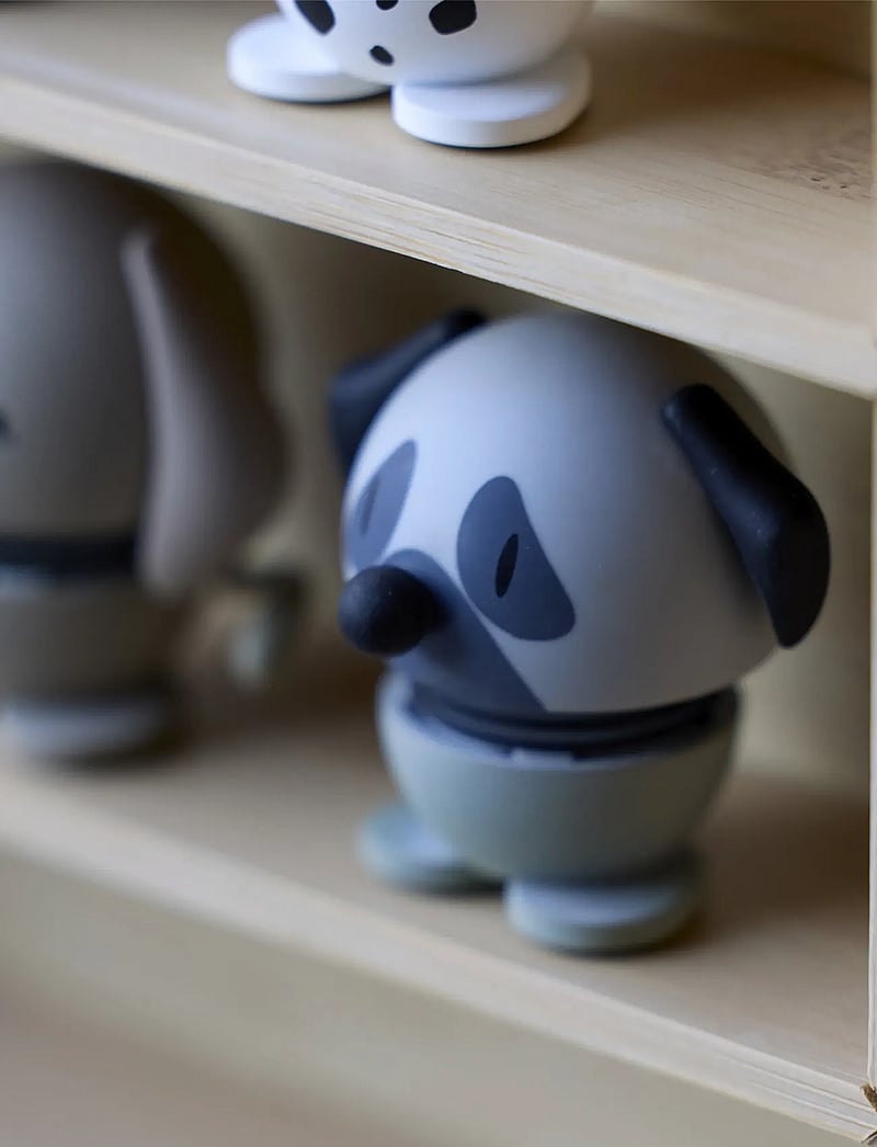 Hoptimist - Hoptimist Pug XS Grey - figuren & skulpturen - grÅ - 0