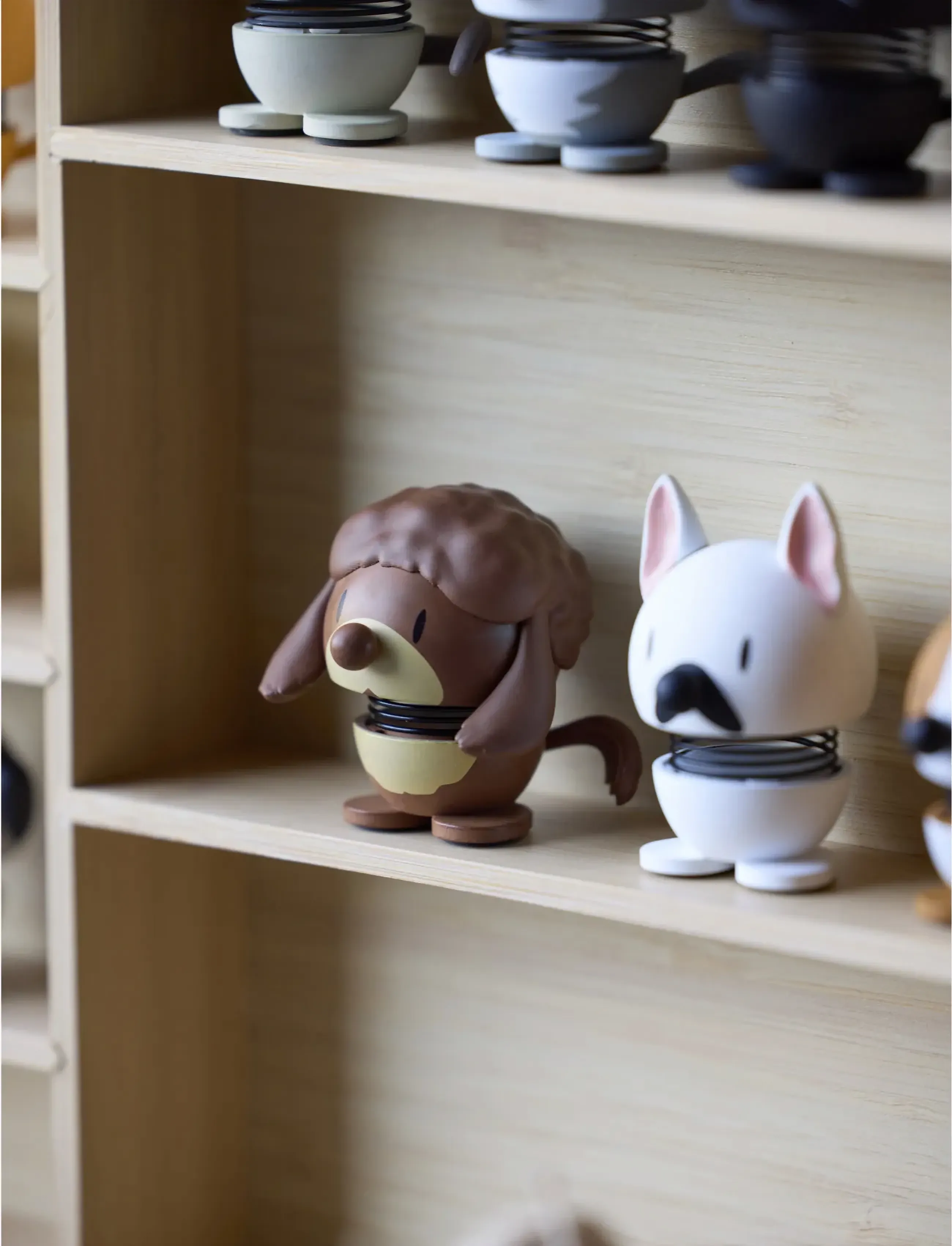 Hoptimist Poodle Xs Brown, 4.8X5.1X5.3 cm x 4.8, Decorative Accessories-details, Braun - Figures & Sculptures, Homeware