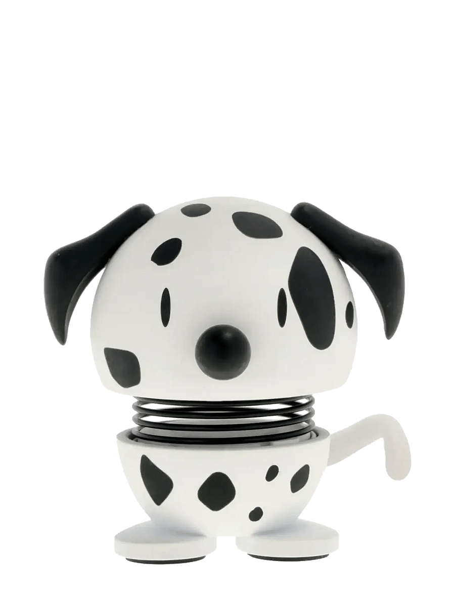 Hoptimist - Hoptimist Dalmatian XS White - figuri ja skulptuurid - vit - 1