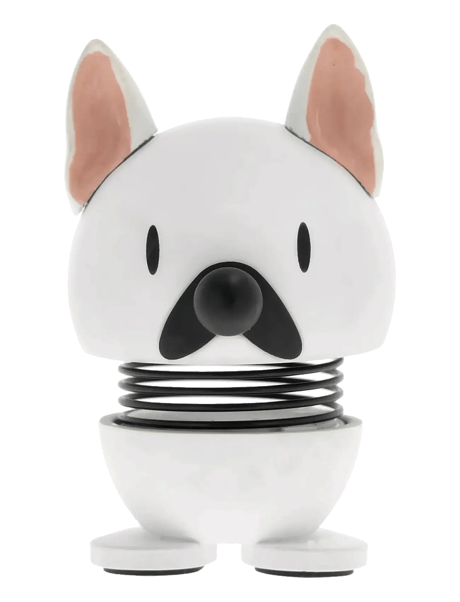 Hoptimist - Hoptimist French bulldog XS White - figuren & skulpturen - vit - 1
