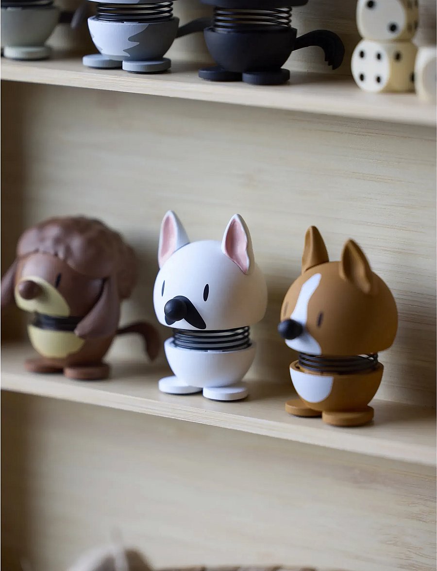 Hoptimist - Hoptimist French bulldog XS White - figuren & skulpturen - vit - 0