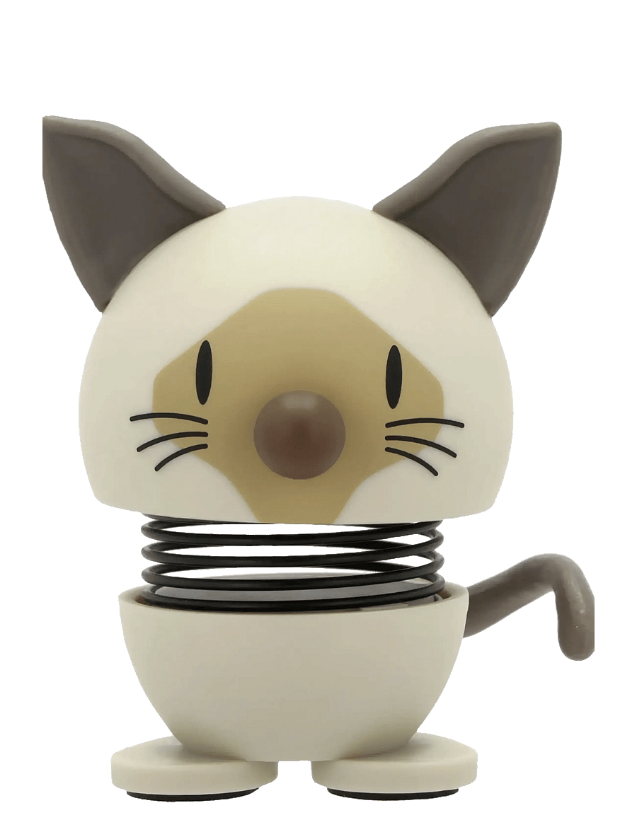 Hoptimist - Hoptimist Siamese XS Beige - figuren & skulpturen - beige - 1